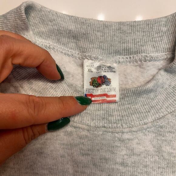 Vintage 90's Cape Cod Gray Pullover Sweatshirt Size XL Destination - Picture 3 of 7